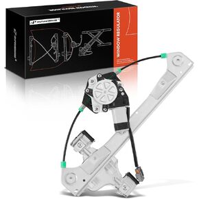 A-Premium Electric Power Window Regulator with Motor Compatible with Ford Fusion 2006-2012 & Lincoln MKZ 2007-2012, Zephyr 2006 & Mercury Milan 2006-2011, Rear Left Driver Side