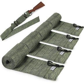 Silicone Treated Knit Gun Sock 4pcs Gun Socks for Rifles and Shotguns, 52 x 4.5 Inches Thicken Elastic Design Hunting and Shooting Holder Socks for Gun Storage