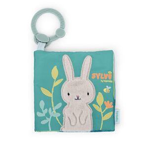 Ingenuity Cozy Sylvi Plush Lovey Baby Teether - Soothe Gums - Self Soothing - Plush Bunny - Ages 0M+