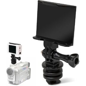 for ImmersionRC Powerplay Camera Hot Shoe Bracket, 360° Adjustable Angle, Compatible with GoPro/Any Hot Shoe Camera, Upgrade Box Camera Free Transcription HD Digital Direct Recording