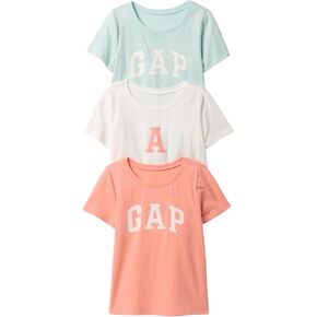 GAP Baby Girls' 3-Pack Logo Tees