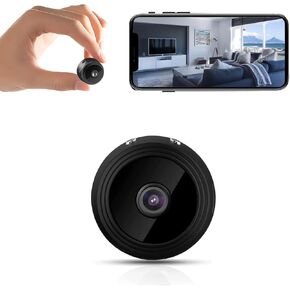 Hidden Camera (Upgraded 2025) - 4K UHD Spy Camera - Smallest WiFi Mini Camera with Motion Detection - Cloud & SD Storage - Night Vision - Baby/Pet/Nanny