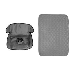 Lynmark® Day and Night Potty Training Bundle - Car Seat Protector & Potty Training Bed Pad, Grey