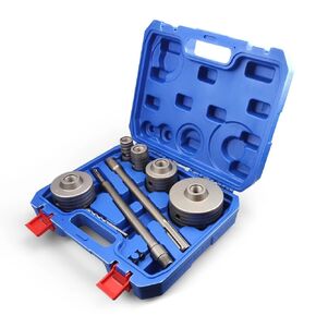 11pcs Drilling Crown for Concrete Wall Hole Saw SDS Plus Hammer Drill Bit Set with Round Shaft Cement Stone Cutter Tool
