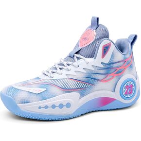 CJSPORX Women Men Basketball Shoes Non Slip Breathable Outdoor Fashion Unisex Sneakers