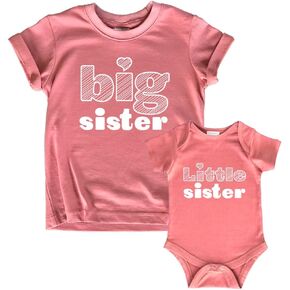 Unordinary Toddler Big Sister Little Sister Outfits Matching Shirts Sibling Gifts girls newborn baby set