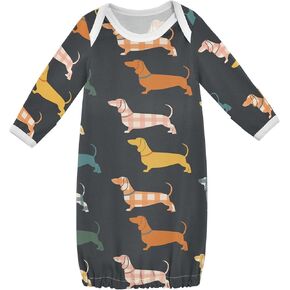 Baby Boy Girl Sleepsuit Cotton Sleeper Gown Newborn Pajamas Nightgowns Infant Clothes