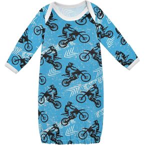 Baby Boy Girl Sleepsuit Cotton Sleeper Gown Newborn Pajamas Nightgowns Infant Clothes