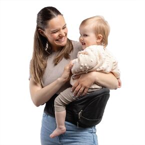Beco Gemini Hip Seat Baby Carrier - 4-in-1 Easy-to-Use Baby Carrier with Adjustable Sling and Hip Seat for Newborn to Toddler (0-36 months/7-32.8 lbs)