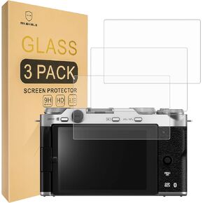 Mr.Shield Screen Protector compatible with Fujifilm X-M5 / XM5 [Tempered Glass] [3-PACK] [Japan Glass with 9H Hardness]