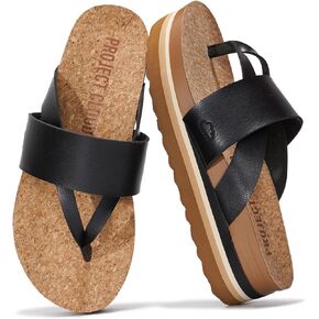 Project Cloud Fashion Womens Sandals - Memory Foam Insole and Comfortable Platform Sandals for Women 2025 - Lightweight and Non-slip Perfect Beach Slides (Raft)