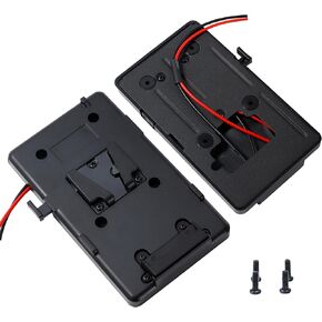 V-Lock V Mount to Gold Mount Battery Adapter Plate Converter Compatible with All V Mount Battery, DIY