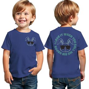 SOFEON Easter Shirt Toddler Boy Bunny Sunglasses T-Shirt I Love It When You Call Me Big Hoppa Rabbit Tees Short Sleeve Top