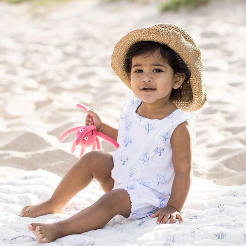 Burt's Bees Baby Baby Girls Romper و 100 ٪ من القطن العضوي من قطعة واحدة in Saudi Arabia