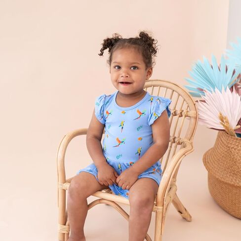 KYTE BABY Rayon Made from Bamboo Twirl Bodysuit Dress in Kuwait