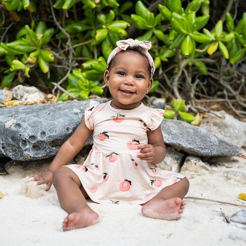 KYTE BABY Rayon Made from Bamboo Twirl Bodysuit Dress in Kuwait