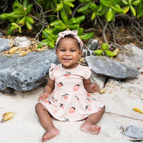 KYTE BABY Rayon Made from Bamboo Twirl Bodysuit Dress in Kuwait