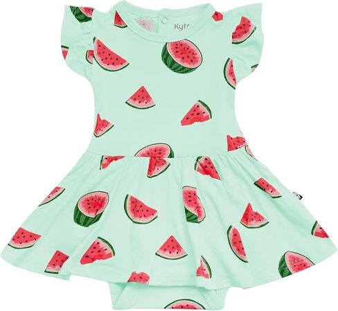 KYTE BABY Rayon Made from Bamboo Twirl Bodysuit Dress in Kuwait