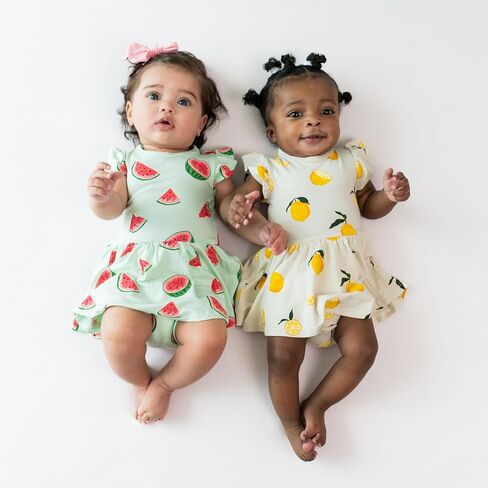 KYTE BABY Rayon Made from Bamboo Twirl Bodysuit Dress in Kuwait