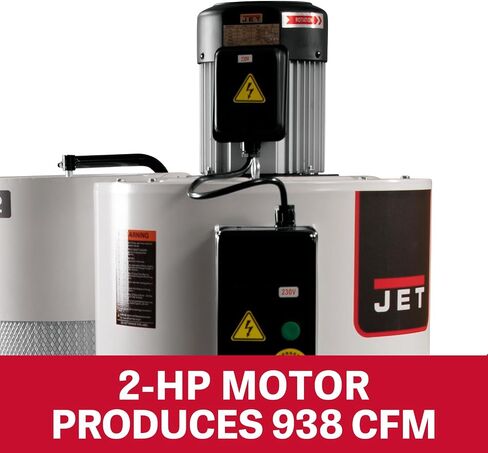 JET Cyclone Dust Collector, 2-Micron Filter, 2 HP, 230V 1Ph (Model JCDC-2) in Saudi Arabia