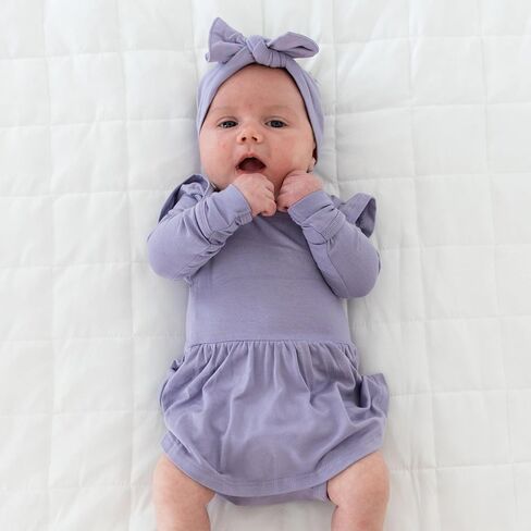 Kyte Baby Rayon مصنوع من Bamboo Bow ، (6-12 شهرًا ، ضباب) in Kuwait