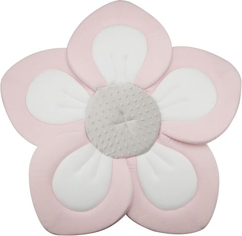 Pandaear Baby Bath Pad للرضع الجديد | زهرة ناعمة 5 بتلات لحوض الاستحمام الأساسيات هدية دش (وردي) in Kuwait
