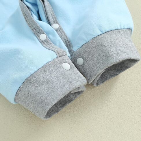 ynibbim طفلة بوي بوي عيد الفصح ملابس طويلة الأكمام رومبير أرنب الجزر طباعة بذلة in Kuwait