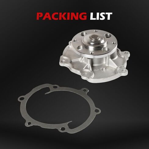 مضخة مياه المحرك AW7163 متوافقة مع داكوتا دورانجو نيترو 2000-2011 ليبرتي كوماندر 1999-2012 لرام 1500 2002-2012 3.7 لتر 4.7 لتر، لأسبن 4.7 لتر مع حشية بديلة 1204350 in Kuwait