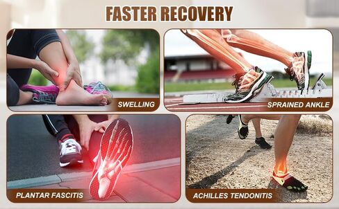 Copper Ankle Brace Socks Foot with Elastic Arch pads for Plantar Fasciitis Achilles Tendonitis Relief,for Heel Pain Relief,Arch Support for Sprained Ankle Compression Sleeve - Foot Support Foot Brace for Women & Men Daytime or Night Use in Kuwait