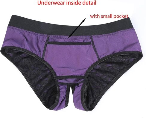 Strap on Harness, Strap on Boxers Underwear Harness for Women Men Plus Size Strapless Strapons Panty in Kuwait