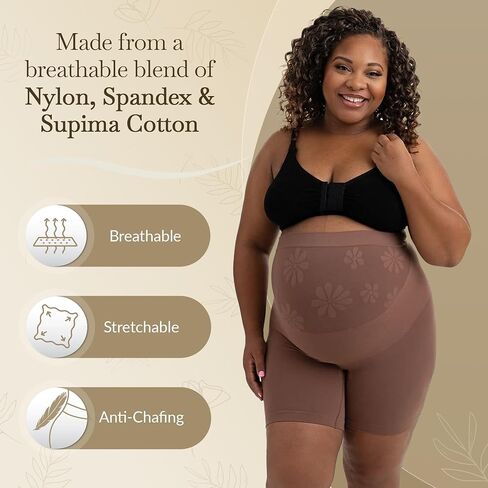 Maternity Shapewear for Women - Breathable & Anti-Chafing Maternity Underwear for Belly, Back- Pregnancy Gifts for Moms in Saudi Arabia