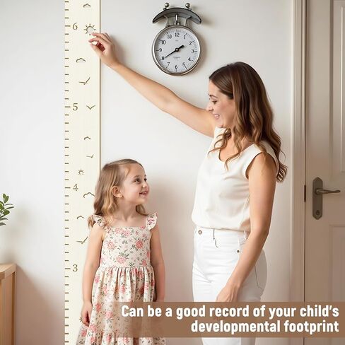 Wooden Growth Chart for Kids,Height Chart for Boy Girls,Measuring Board for Kids Height,for Child's Room,Nursery Decor Decoration Wall Art (Hollow Sun) in Kuwait