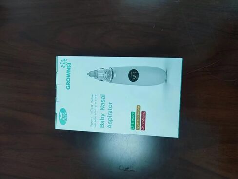 GROWNSY Nasal Aspirator for Baby | Baby Nose Sucker | Electric Nose Suction for Toddler, Ergonomic Booger Sucker with 3 Silicone Tips, Music & Light Soothing Function(Purple) in Kuwait