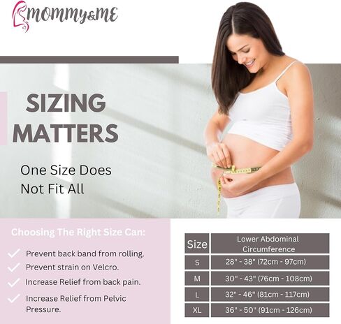 Mommy&Me - Maternity Belt, Pregnancy 3 in 1 Support Belt for Back/Pelvic/Hip Pain, Maternity Band Belly Support for Pregnancy Belly Support Band (Beige, Medium) in Saudi Arabia