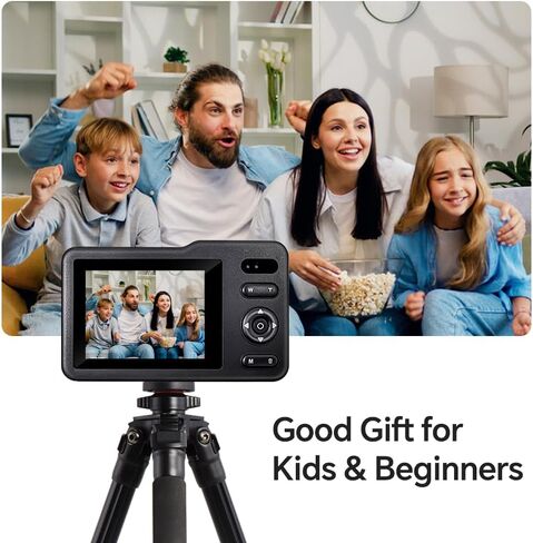 الكاميرا الرقمية ، الكاميرا الوهمية للأطفال مع بطاقة 64 جيجابايت FHD1080P 16x تكبير مكافحة الهز ， رائع ومحمولة للبنين ، فتيات الأطفال. (لون القرنفل) in Kuwait