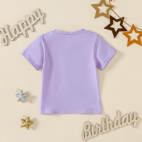 Baby Girl Birthday Outfit One/Two/Three Birthday Shirt 1-3 Year Old Girls Birthday Gift in Saudi Arabia