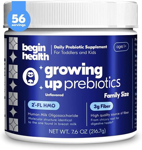 Beginbaby Prebiotics & Probiotics with 2'-FL Human Milk Oligosaccharide (HMO) Supplement for Babies (Ages 0-12 Months), Unflavored - 28 Pack in Saudi Arabia