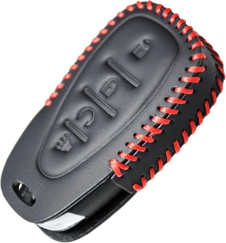 Handmade Stitching Leather Key Cover for Chevrolet Chevy Malibu Camaro Trax Traverse Sonic Cruze Volt Equinox Trailblazer in Saudi Arabia