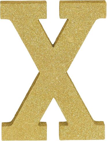 Stunning Gold Glitter MDF Letter "C" - 8.86" x 7.25" (1 Pc.) - Premium Quality & Durable Material - Unique & Ready-to-Use Party Decor - Perfect for Parties & Events in Kuwait