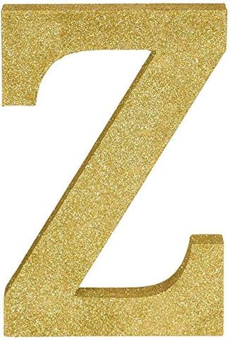 Stunning Gold Glitter MDF Letter "C" - 8.86" x 7.25" (1 Pc.) - Premium Quality & Durable Material - Unique & Ready-to-Use Party Decor - Perfect for Parties & Events in Kuwait