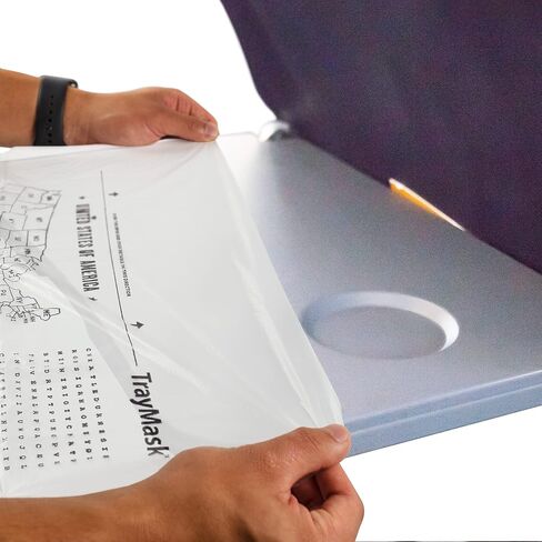 Disposable Tray Table Cover | Must Have Airplane Travel Essentials | Perfect for Toddlers, Kids and Adults Travel Accessories | Provides a Fresh/Clean Layer of Protection | 10 Pack in Saudi Arabia