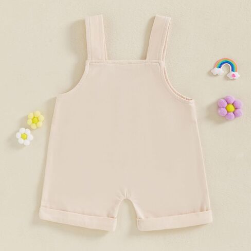 Infant Baby Boy Girl Summer Clothes Sleeveless Suspender Overalls Romper Newborn Summer Clothes 3 6 12 18 Month 2T in Saudi Arabia