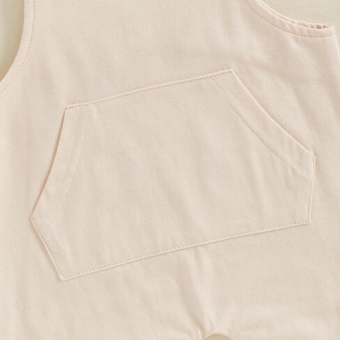 Infant Baby Boy Girl Summer Clothes Sleeveless Suspender Overalls Romper Newborn Summer Clothes 3 6 12 18 Month 2T in Saudi Arabia