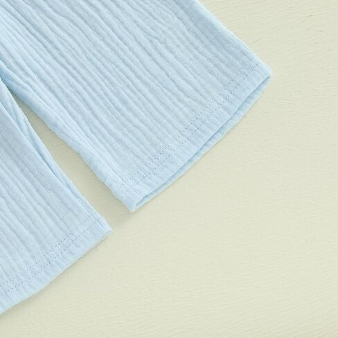 Toddler Infant Girl Easter Outfits Rabbit Print Tie-up Sleeveless Tops With Long Pants 2Pcs Summer Clothes Set in Kuwait