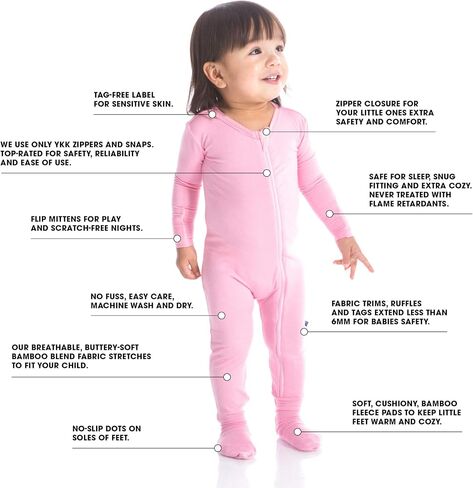 KicKee Pants baby-girls Print Footie With 2 Way Zipper (Infant) in Saudi Arabia
