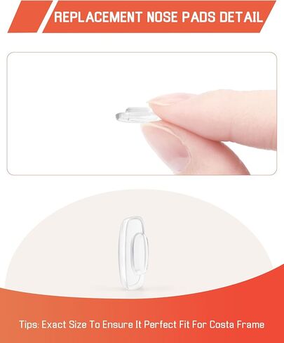 Bwake Replacement Nose Pieces Pads for Costa Del Mar South Point/Fernandina/Shipmaster/Ponce/Cook/Wader/Flagler/Peli in Kuwait