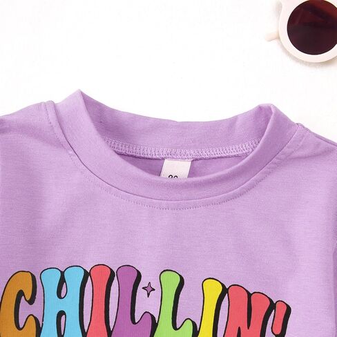 CM C&M WODRO Toddler Boy Girl Easter Shirt Chillin with My Peeps Bunny T-Shirt Short Sleeve Kid Funny Rabbit Graphic Tee Top in Saudi Arabia