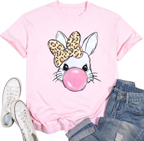Mommy and Me Easter Outfits: Toddler Easter Shirts Boys Girls T-Shirt Casual Short Sleeve Matching Cute Tee Tops in Saudi Arabia