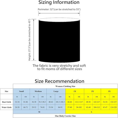 حاملة غلاف الأطفال ، يلف حاملة أطفال مثالية حبال حديثي الولادة والرضع يصل إلى 35 رطلاً. (Heather Gray ، M (S ، M ، L من حجم الملابس)) in Kuwait