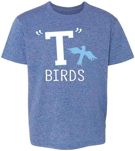 خيوط البوب ​​t birds tbird Gang Logo Retro 50s Cosplay Baby Baby Toddler Kids Girl Boy T-shirt in Kuwait
